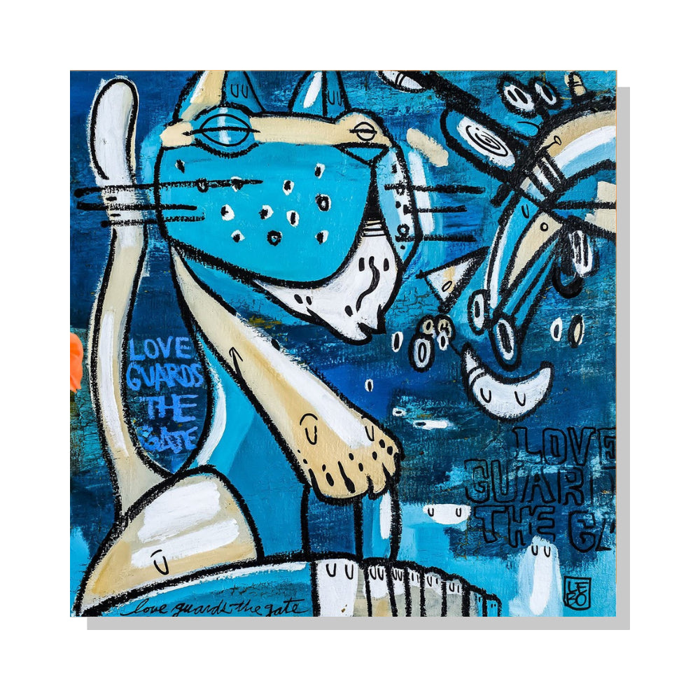 Love Guards The Gate - Mineral Print